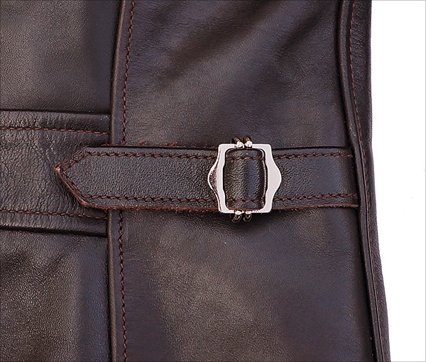 Good Wear Californian Modoc Half Belt Leather Jacket Horsehide