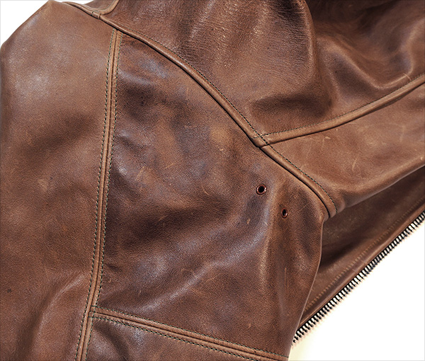 1940s Californian Mojave Horsehide Half-Belt Jacket Coat