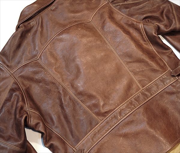 1940s Californian Mojave Horsehide Half-Belt Jacket Coat