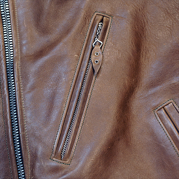 1940s Californian Mojave Horsehide Half-Belt Jacket Coat