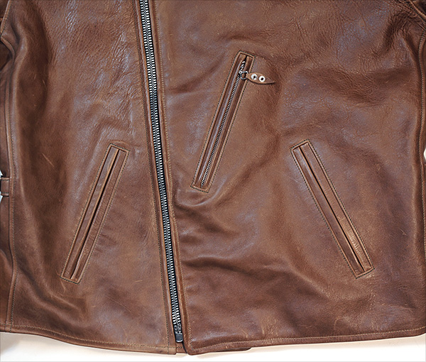 1940s Californian Mojave Horsehide Half-Belt Jacket Coat