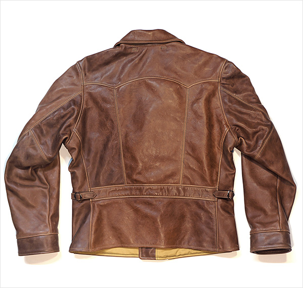 1940s Californian Mojave Horsehide Half-Belt Jacket Coat