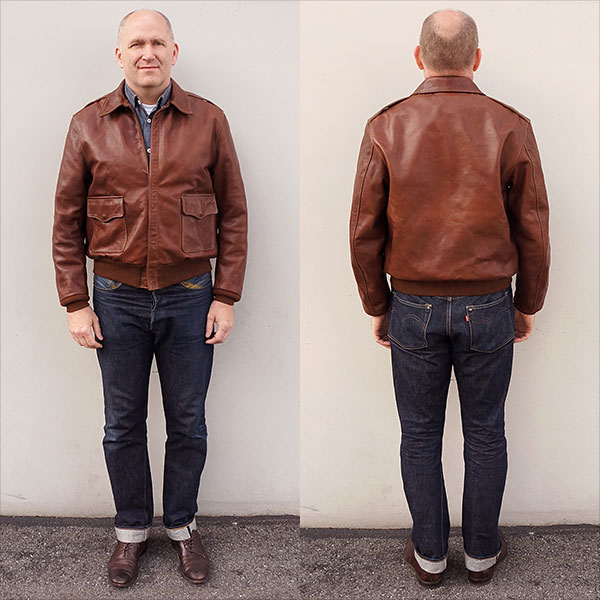 Good Wear Monarch Type A-2 Horsehide Flight Jacket