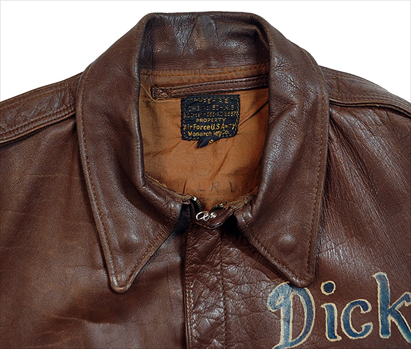 WWII Original Monarch Mfg. Co. WWII Type A-2 Leather Flight Jacket