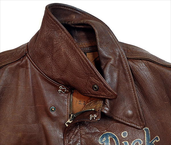 WWII Original Monarch Mfg. Co. WWII Type A-2 Leather Flight Jacket