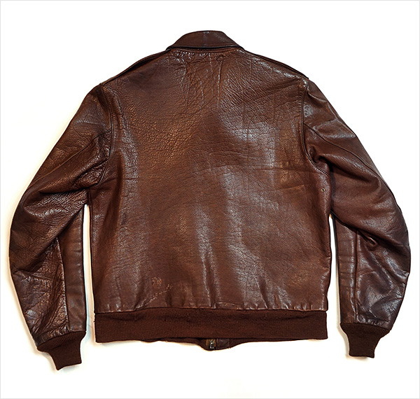 WWII Original Monarch Mfg. Co. WWII Type A-2 Leather Flight Jacket