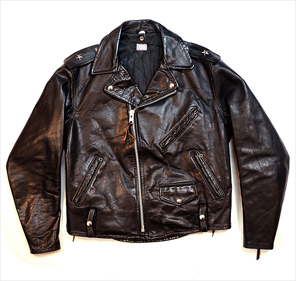 Vintage Beck 999 Black Motorcycle Leather Riders Jacket Horsehide Cowhide