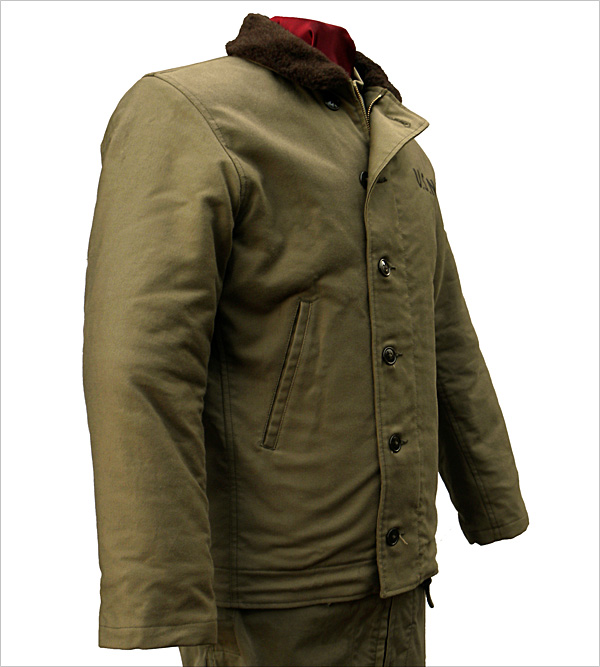 Front View - The Real McCoy's N-1 Deck Jacket