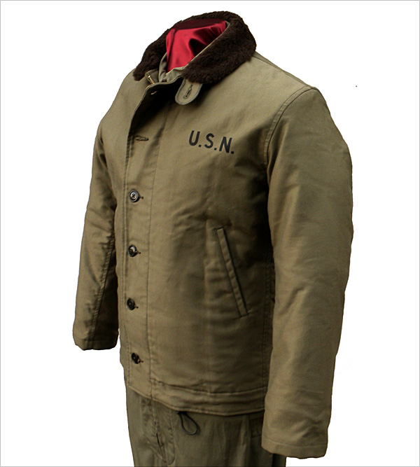 Front View - The Real McCoy's N-1 Deck Jacket