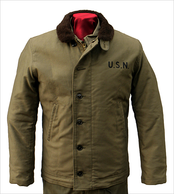 Front View - The Real McCoy's N-1 Deck Jacket