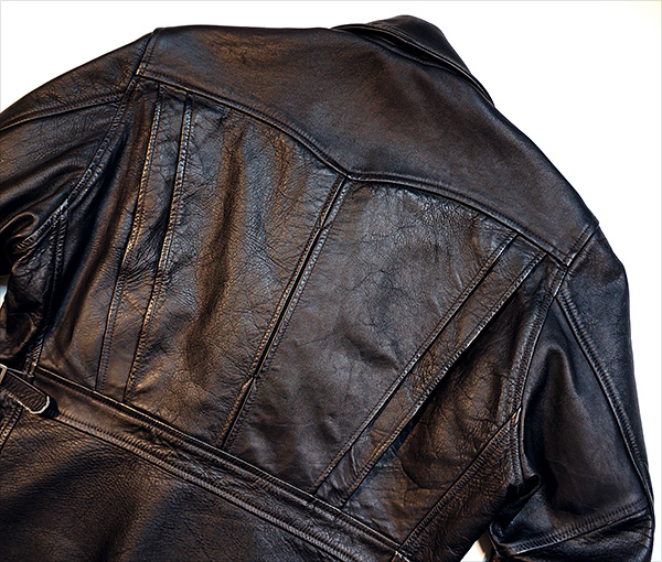 Norshor Horsehide Half-Belt 1930s Motorcycle Leather Jacket