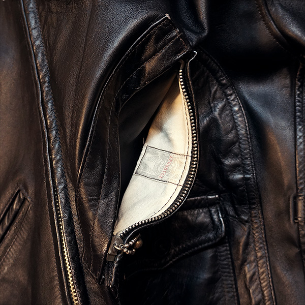 Norshor Horsehide Half-Belt 1930s Motorcycle Leather Jacket