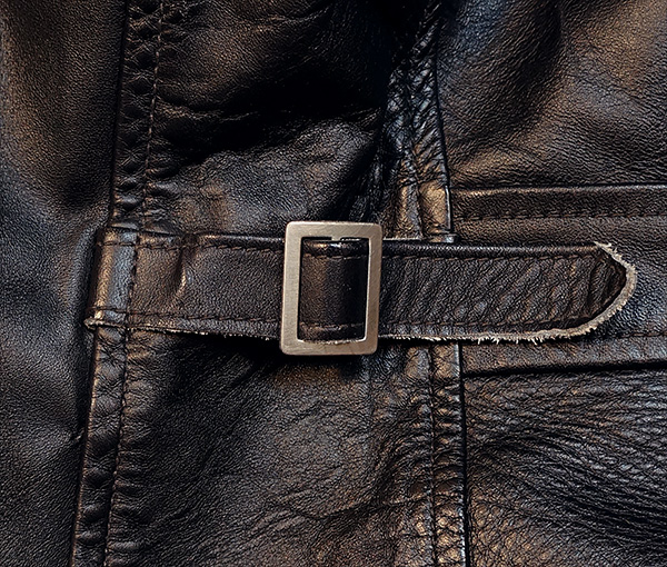 Norshor Horsehide Half-Belt 1930s Motorcycle Leather Jacket