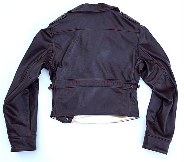 Pancho Barnes Aviator Cowhide Steerhide Leather Flight Jacket