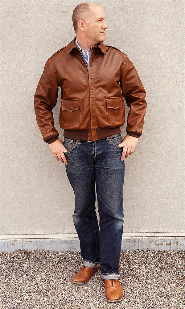 Perry Sportswear 42-16175-P A-2 Flight Jacket by Good Wear Leather