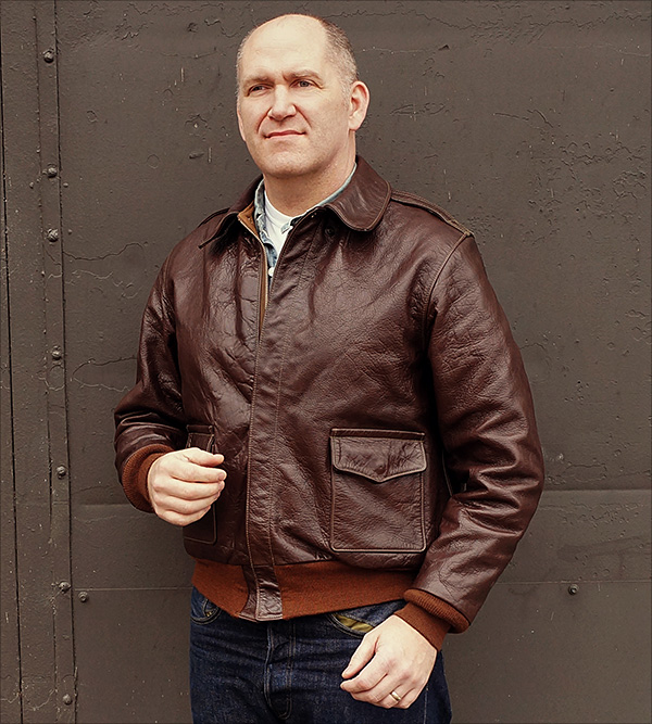 Poughkeepsie Type A-2 Jacket by Good Wear Leather