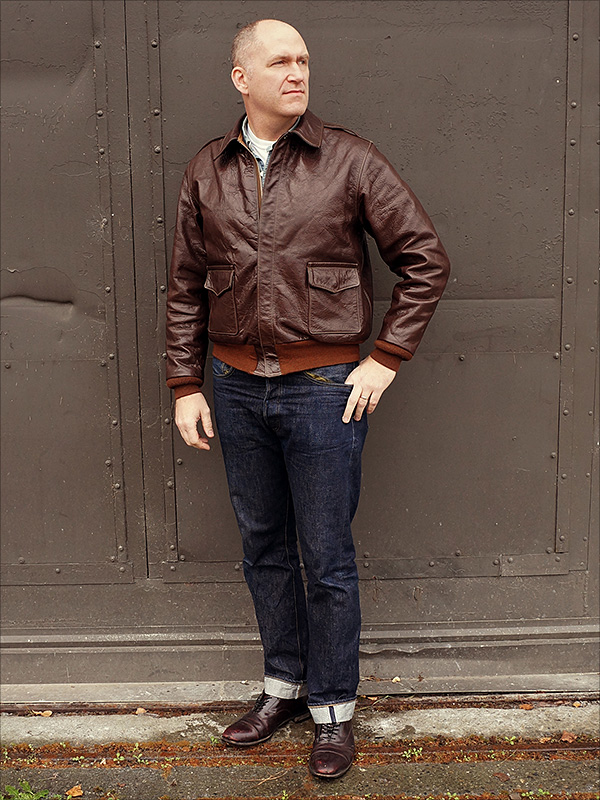 Poughkeepsie Type A-2 Jacket by Good Wear Leather