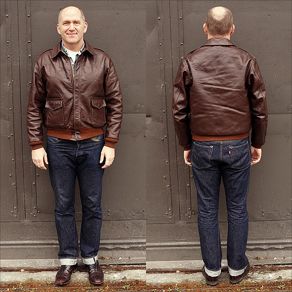 Poughkeepsie Type A-2 Jacket by Good Wear Leather