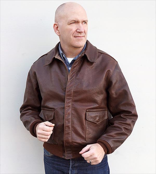 Good Wear Poughkeepsie A-2 Flight Jacket in Horsehide