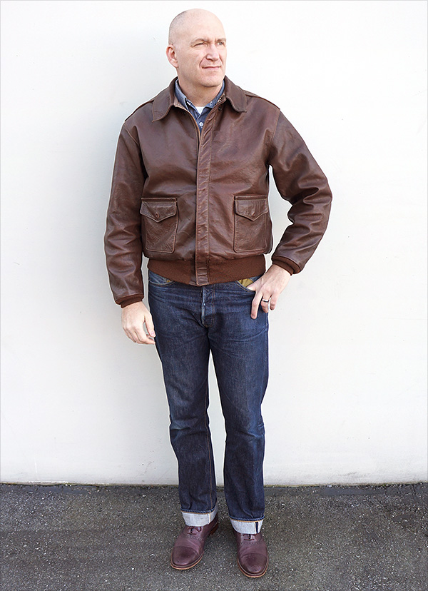 Good Wear Poughkeepsie A-2 Flight Jacket in Horsehide