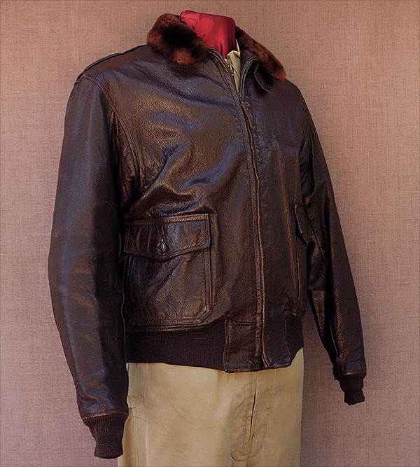 Original A. Pritzker & Sons G-1 55J14 Goatskin U.S. Navy Flight Jacket