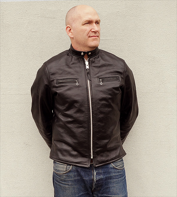 Horsehide Cafe Racer Jacket by Good Wear Leather