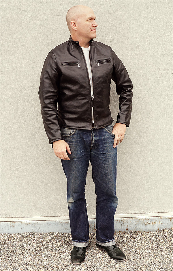 Horsehide Cafe Racer Jacket by Good Wear Leather