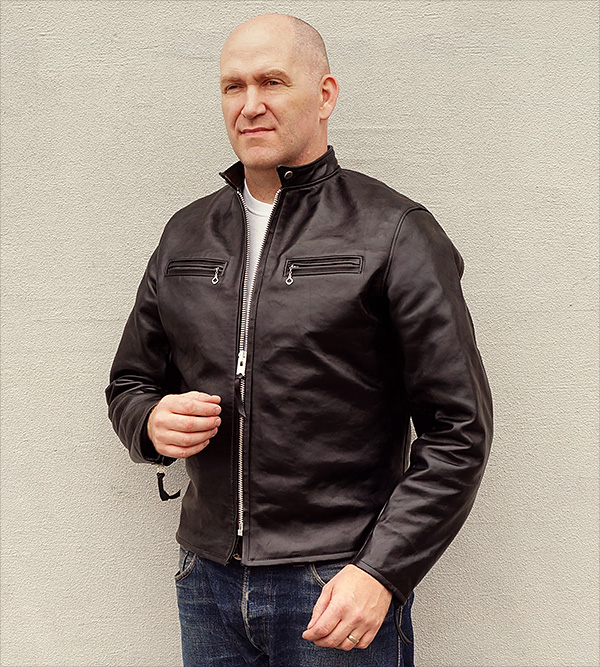 Good Wear Leather Coat Company — Sale Cafe Racer Jacket