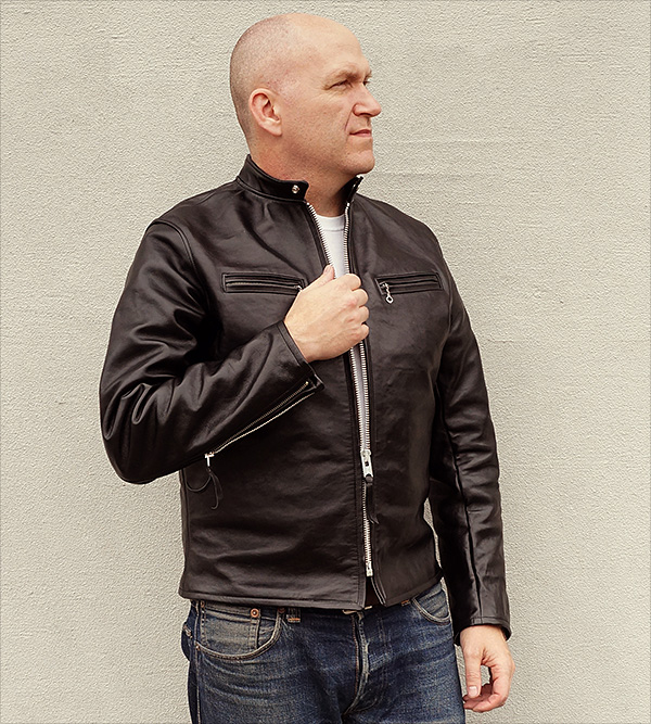 Horsehide Cafe Racer Jacket by Good Wear Leather