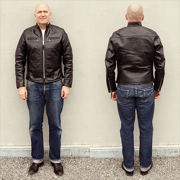 Horsehide Cafe Racer Jacket by Good Wear Leather