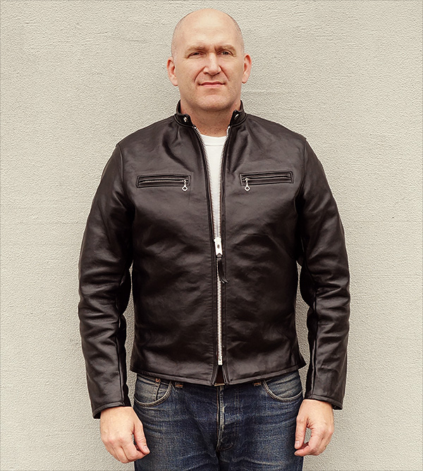 Horsehide Cafe Racer Jacket by Good Wear Leather