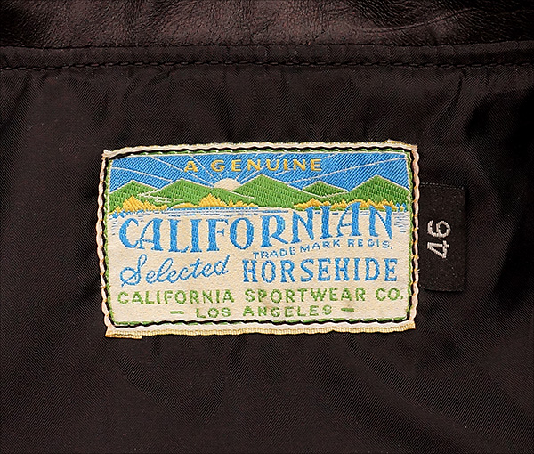 Californian Racer Horsehide Jacket by Good Wear Leather