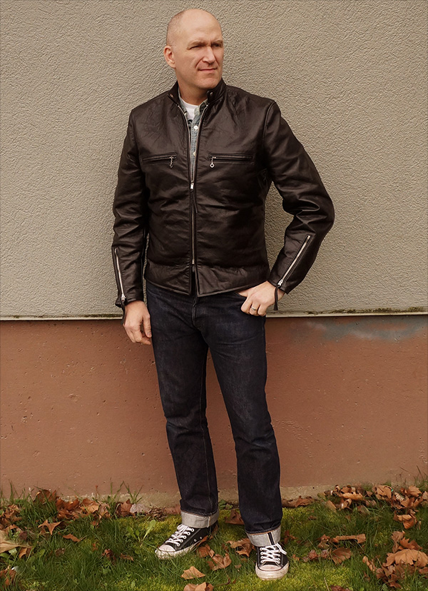 Good Wear Californian Racer Black Horsehide Buco Jacket