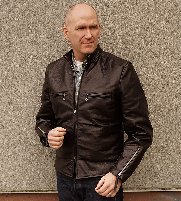 Good Wear Californian Racer Black Horsehide Buco Jacket