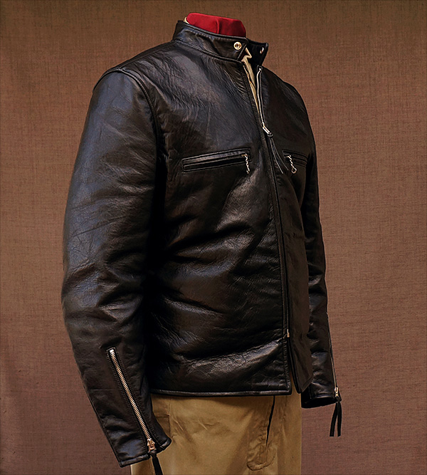 Good Wear Californian Racer Black Horsehide Buco Jacket