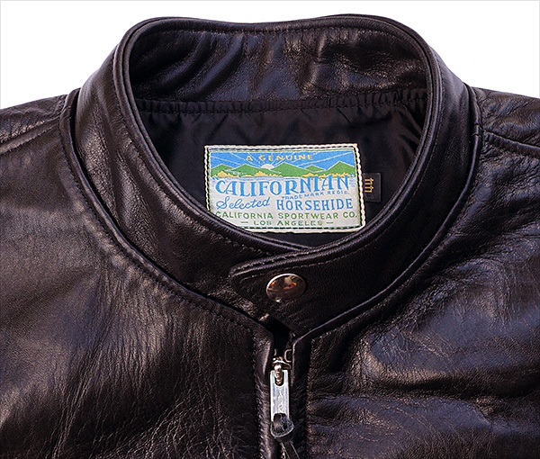 Good Wear Californian Racer Black Horsehide Buco Jacket