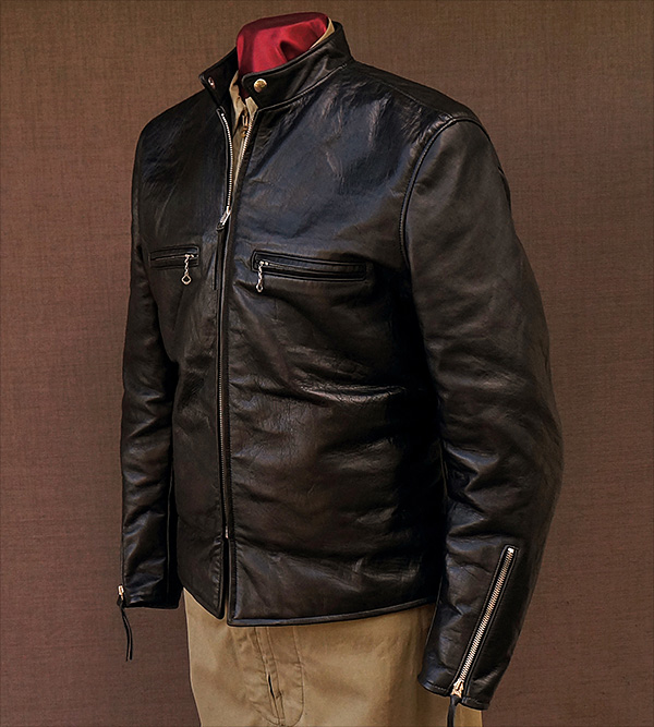 Good Wear Californian Racer Black Horsehide Buco Jacket