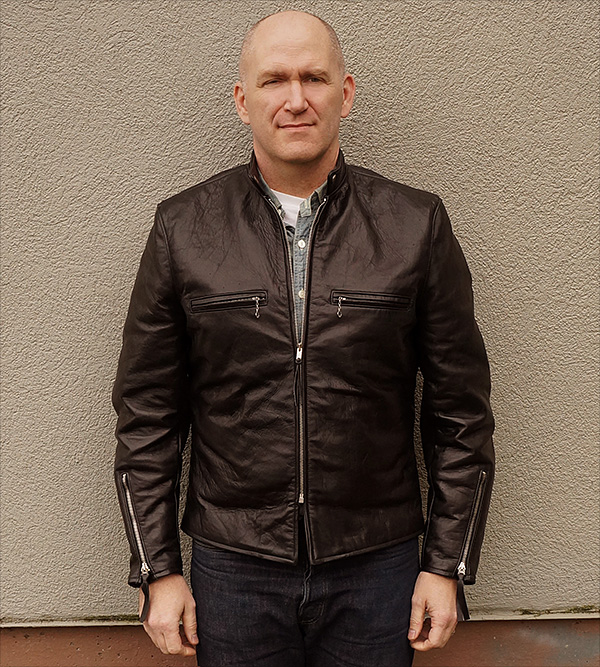 Good Wear Californian Racer Black Horsehide Buco Jacket