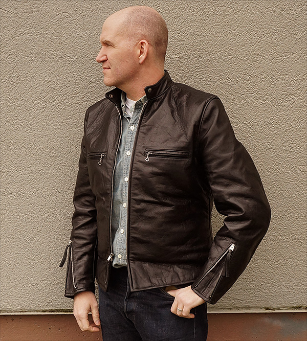 Good Wear Californian Racer Black Horsehide Buco Jacket