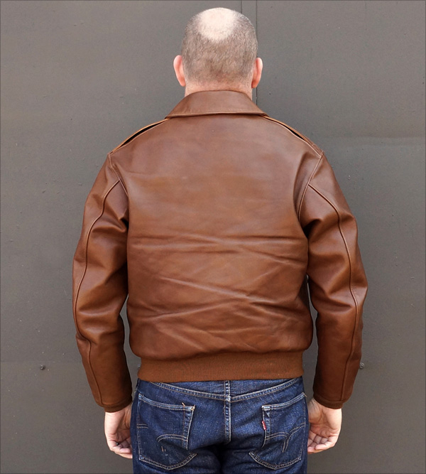 Rough Wear 42-1401-P A-2 Flight Jacket by Good Wear Leather