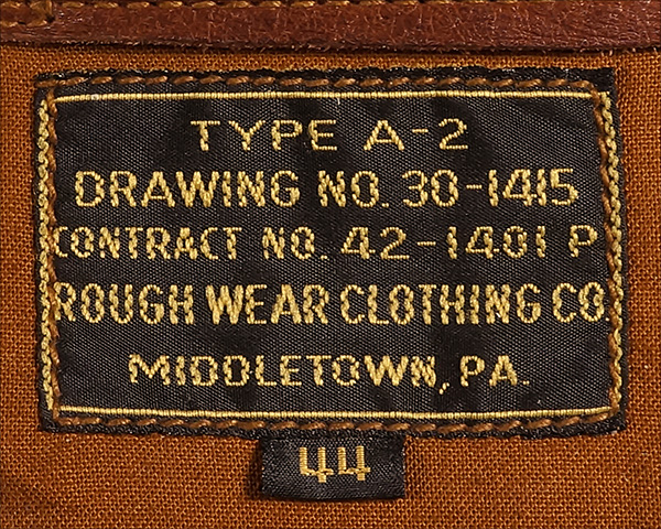Rough Wear 42-1401-P Type A-2 Flight Jacket by Good Wear Leather
