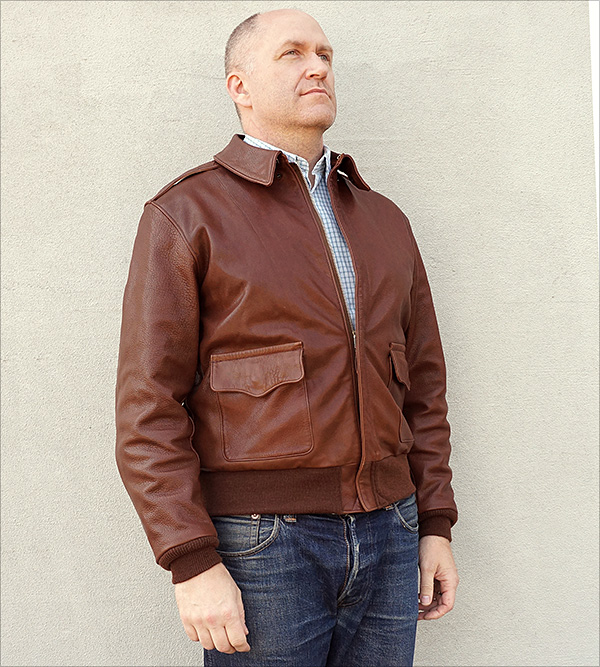 Rough Wear W535-AC-18091 Type A-2 Flight Jacket by Good Wear Leather