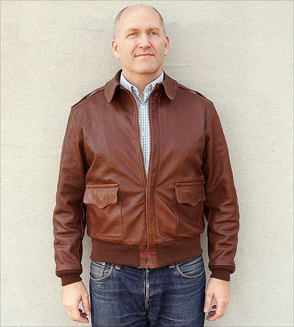 Rough Wear W535-AC-18091 Type A-2 Flight Jacket by Good Wear Leather