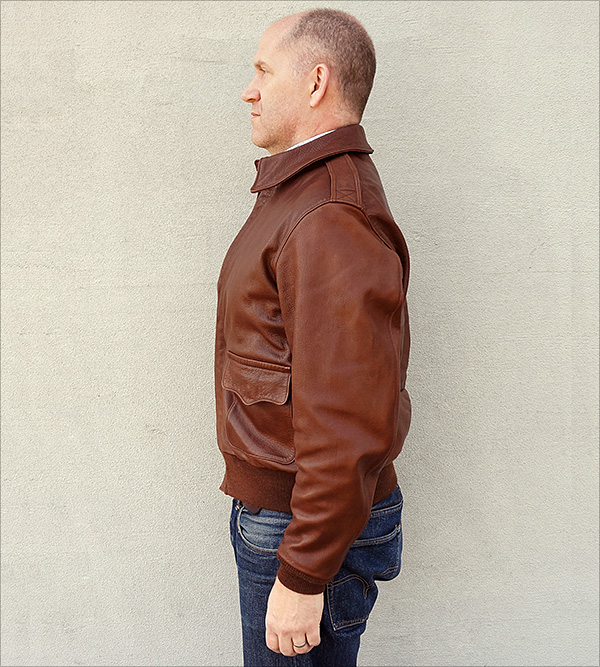 Rough Wear W535-AC-18091 Type A-2 Flight Jacket by Good Wear Leather