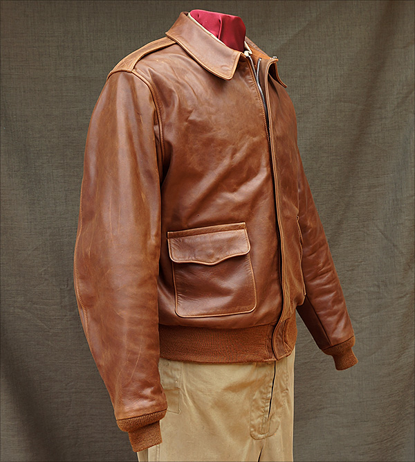 Rough Wear 42-1401-P Type A-2 Flight Jacket by Good Wear Leather