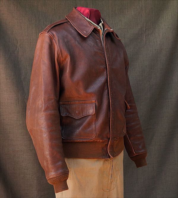 Rough Wear 18091 Combat Clone Type A-2 Flight Jacket by Good Wear Leather