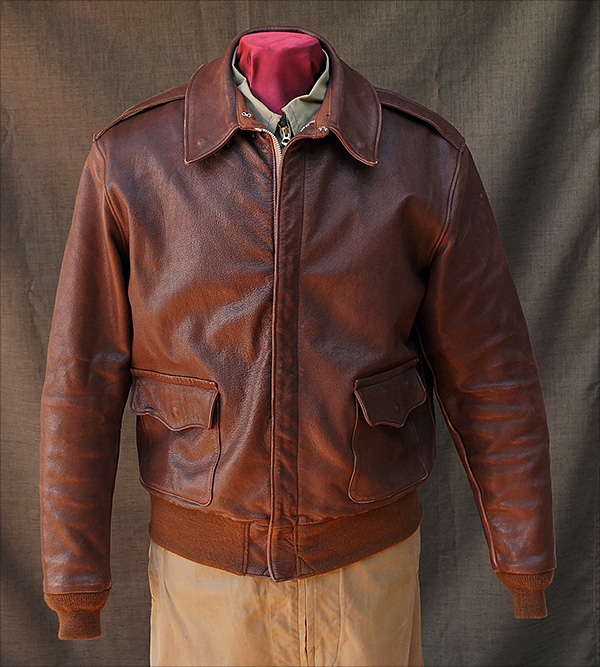 Rough Wear 18091 Combat Clone Type A-2 Flight Jacket by Good Wear Leather