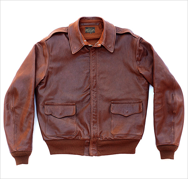 Rough Wear 18091 Combat Clone Type A-2 Flight Jacket by Good Wear Leather