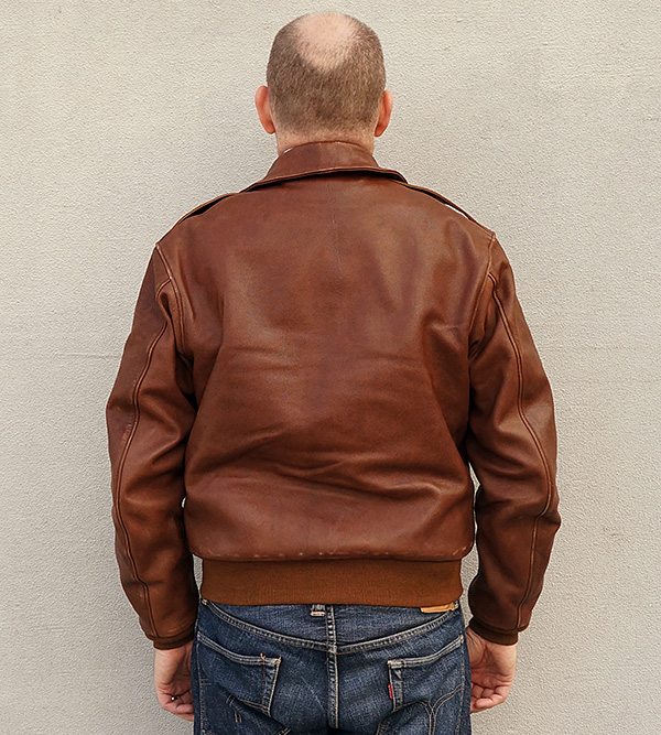 Rough Wear 18091 Combat Clone Type A-2 Flight Jacket by Good Wear Leather