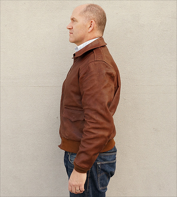 Rough Wear 18091 Combat Clone Type A-2 Flight Jacket by Good Wear Leather